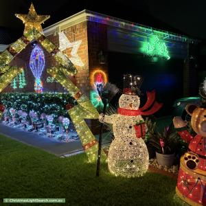 Christmas Light display at 40 Strathaird Drive, Narre Warren South