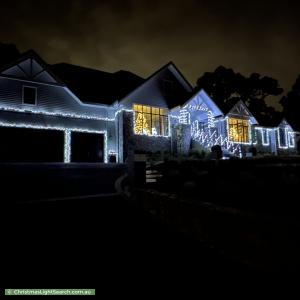 Christmas Light display at 7 Blackwood Grove, Plenty