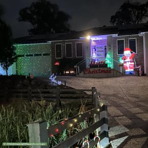 Christmas Light display at 8 Blackwood Grove, Plenty