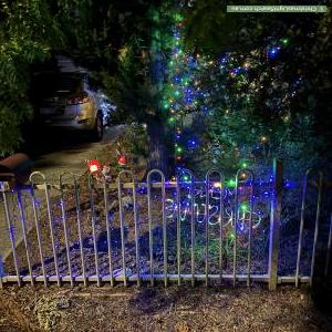 Christmas Light display at 1A Frasten Street, Torrensville