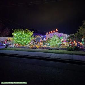 Christmas Light display at 24 Edward Street, Perth