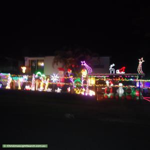 Christmas Light display at 48 Redford Street, Kingston