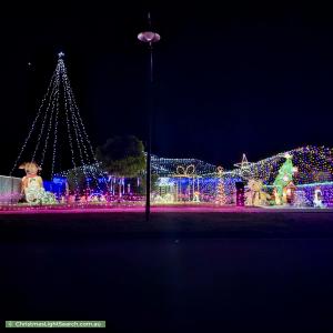 Christmas Light display at 10 Highland Way, Maiden Gully