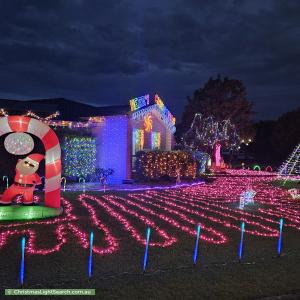 Christmas Light display at 76 Abel Tasman Drive, Lake Cathie