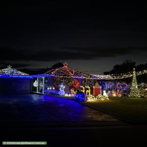 Christmas Light display at 13 Mercer Court, Coldstream