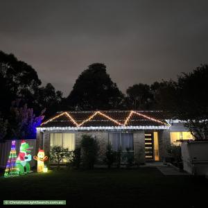 Christmas Light display at 24 Beazley Crescent, Calwell