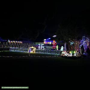 Christmas Light display at 15 Mercer Court, Coldstream