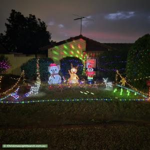 Christmas Light display at 32 Wilterna Crescent, Smithfield