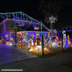 Christmas Light display at 81 Laura Road, Knoxfield