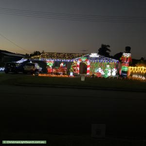 Christmas Light display at 7 Saurel Way, Ferndale