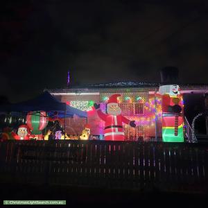 Christmas Light display at  Wagawn Street, Woodridge