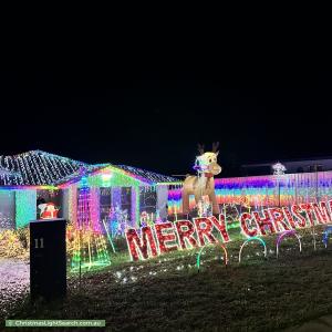 Christmas Light display at 11 Tierney Street, Muswellbrook