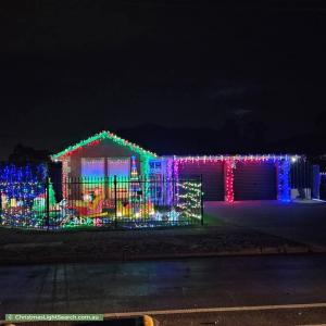 Christmas Light display at 2 Horwood Road, Salisbury North