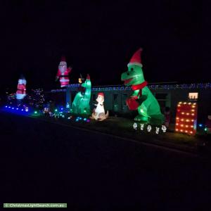 Christmas Light display at  Bon Street, Lobethal