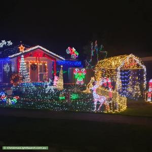 Christmas Light display at 4 Denham Court, Kealba