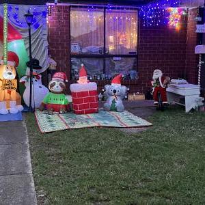 Christmas Light display at 101 Shane Avenue, Seabrook