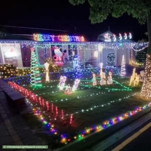Christmas Light display at  Williamson Terrace, Greenwith