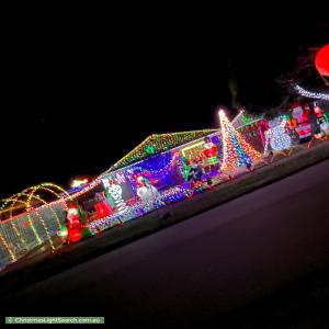 Christmas Light display at 2 Savannah Court, Frankston