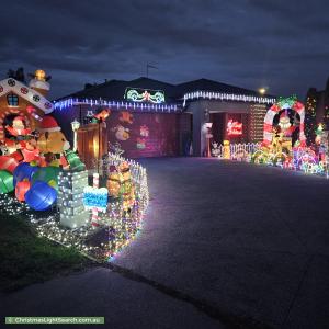 Christmas Light display at 14 Uralla Street, Wyndham Vale