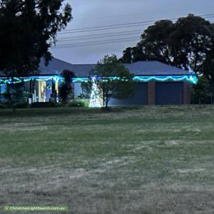 Christmas Light display at 54 Browns Lane, Plenty