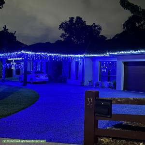 Christmas Light display at 33 Grange Avenue, Plenty