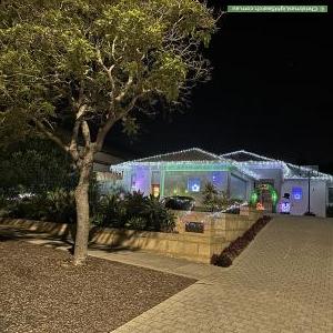 Christmas Light display at 114 Brookdale Street, Floreat
