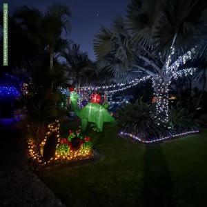 Christmas Light display at 43 Lookout Place, Narangba