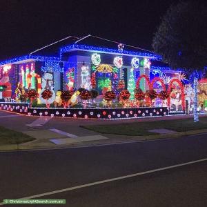 Christmas Light display at  Girraween Street, Wollert