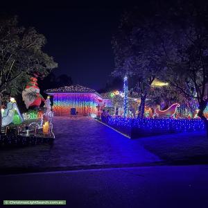 Christmas Light display at 14 Mistral Street, Jamboree Heights