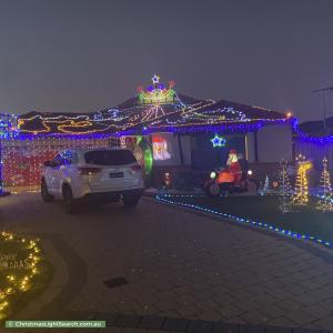 Christmas Light display at 27 Giglia Drive, Sinagra