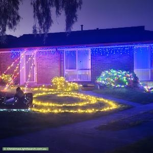 Christmas Light display at 4 Aden Place, Frankston