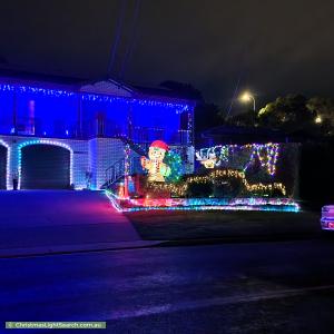 Christmas Light display at 98 Munro Road, Crestwood