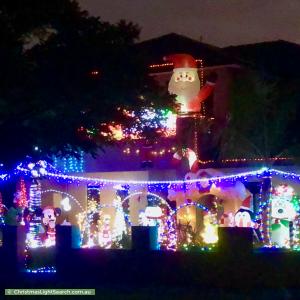 Christmas Light display at 2 The Link, Taylors Hill
