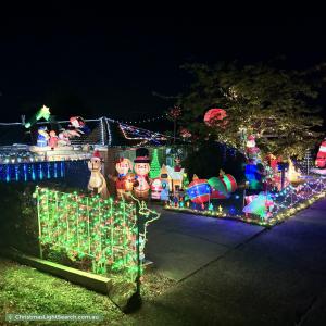 Christmas Light display at 2 Merrill Crescent, Croydon Hills