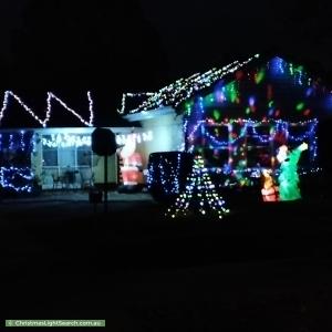 Christmas Light display at 32 Blake Road, Elizabeth South
