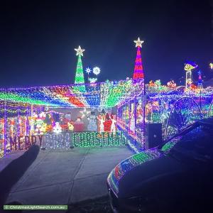Christmas Light display at 11 Kristina Court, Pakenham