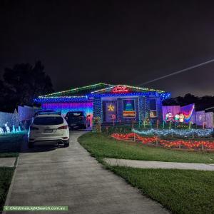 Christmas Light display at 3 Mahoney Drive, Campbelltown