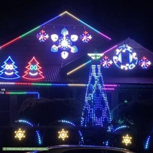 Christmas Light display at 83 Francis Street, Ascot Vale
