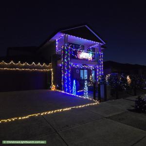 Christmas Light display at 22 Goldsworthy Drive, Fraser Rise