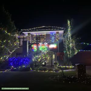 Christmas Light display at 6 Wynnewood Court, Templestowe