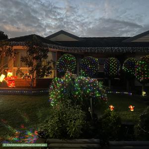 Christmas Light display at 9 Wordsworth Drive, Berwick