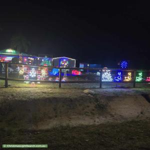 Christmas Light display at 16 Malarkey Road, Byford