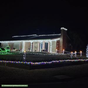 Christmas Light display at 1 Hobler Place, Darley