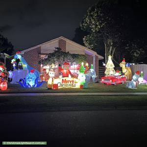 Christmas Light display at 100 Lakesfield Drive, Lysterfield