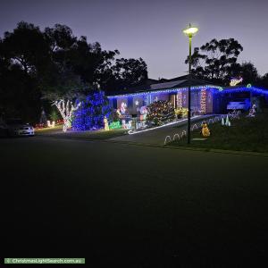 Christmas Light display at 28 Hermitage Place, Wynn Vale
