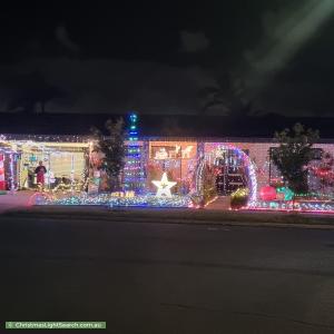 Christmas Light display at 35 Browning Avenue, Fulham Gardens