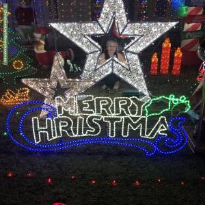 Christmas Light display at  Richmond Road, Richmond