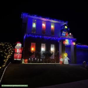 Christmas Light display at 18 Hood Place, Pakenham