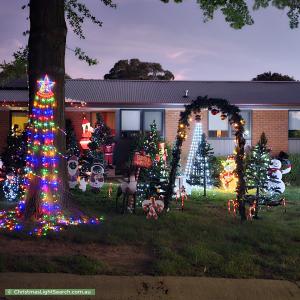 Christmas Light display at 3 Nunki Place, Giralang