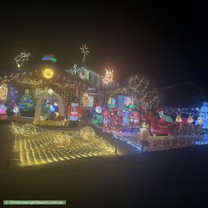 Christmas Light display at 5 Zadow Place, Richardson